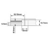 ConX Cam To Suit Shelf Thickness 18/19mm - Zinc Plated, 2,000/pk