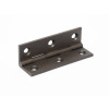 Select Cabinet Hinge 63.5 x 35.5mm Pair With Screws Dark Antique Bronze