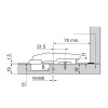 Blum Hinge Blumotion Cliptop Blind Corner 95° - 79B9550