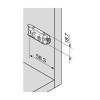 Blum Hinge Clip Horizontal Cam Adjustable Mounting Plate 0mm, Onyx - 175H3100.OB