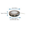 Select Round Spot Surface/Recess Mounted, Warm White, Black