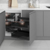 Select Right Handed Pull-Out Secret Corner Unit to suit 450mm Door Width, MFC Base, Anthracite
