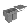 Select Storage Premium Euro Waste Bin 400mm Cab Width (2 x 32lt)