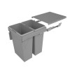 Pure Premium Euro Waste Bin 450mm Cab Width (2 x 35lt)