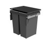 Pure Premium Euro Waste Bin 600mm Cabinet Width (2 x 45lt)