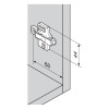 Blum Hinge Clip Cruciform Mounting Plate Diecast 2-Part Adjustable 0mm - 175H7100
