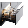 Flowbox Side Gallery Railing, Screw Fixing, Anthracite (600mm Length)