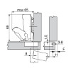 Blum Hinge Cliptop Sprung 170° Full Overlay - 71T6550