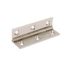 Select Cabinet Hinge 63.5 x 35.5mm Pair With Screws Polished Chrome