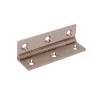 Select Cabinet Hinge 63.5 x 35.5mm Pair With Screws Polished Nickel