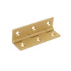 Select Cabinet Hinge 63.5 x 35.5mm Pair With Screws Satin Brass