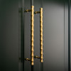 Select Haling Bamboo T-Bar Cabinet Pull 128mm C/C Satin Brass