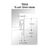 Stormseal- Plus TX12 Joinery Seal White 12mm, 100m Roll