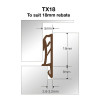 Stormseal- Plus TX18 Joinery Seal Brown 18mm, 100m Roll