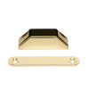 SELECT XV Polished Brass Magnetic Catch Surface Fix 2/5Kg
