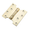 Parliament Hinges Pair Ball Bearing Type 102mm x 51mm x 102mm Polished Brass