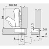 Blum Hinge Cliptop 170° Full Overlay - 71T6550