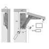 Essence Top Flap Hinge/Stay, Pair