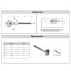 Zipbolt Railbolt M8 x 9mm QT13.600