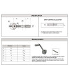 Zipbolt Half Mitre Connector M6 x 85mm QT11.520