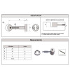 Zipbolt Straight Slipfix Connector Kit QT13.800