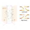 Reliance D40 double door twin deadbolt multipoint lock, LH, 45mm backset c/w adjsutable keeps for top and bottom shootbolts for 2282 - 2424mm high doors