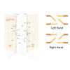 Reliance D41 double door hookbolt multipoint lock, LH, 45mm backset c/w adjustable keeps for top and bottom shootbolts for 2282 - 2424mm high doors