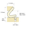 Aquamac 89 Joinery Seal Bronze 2.1m Lengths