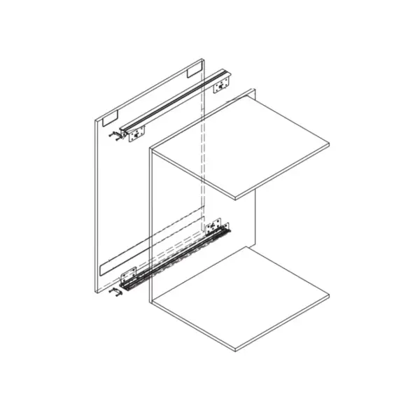ConcealX Side Panel Connector Kit for Pivot Door