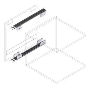 ConcealX Side Panel Connector Kit for Pivot Door