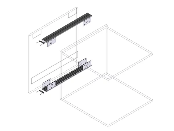 ConcealX Side Panel Connector Kit for Pivot Door