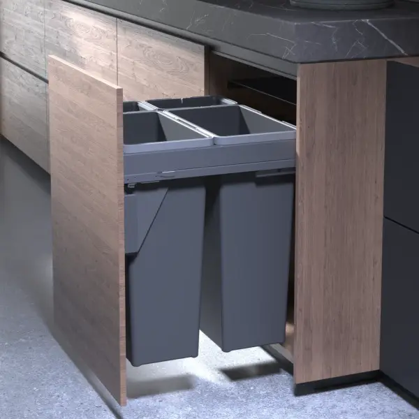 PURE Premium Euro Pull-Out Waste Bin