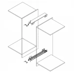 ConcealX Central Pocket Connector Kit for Pivot Doors