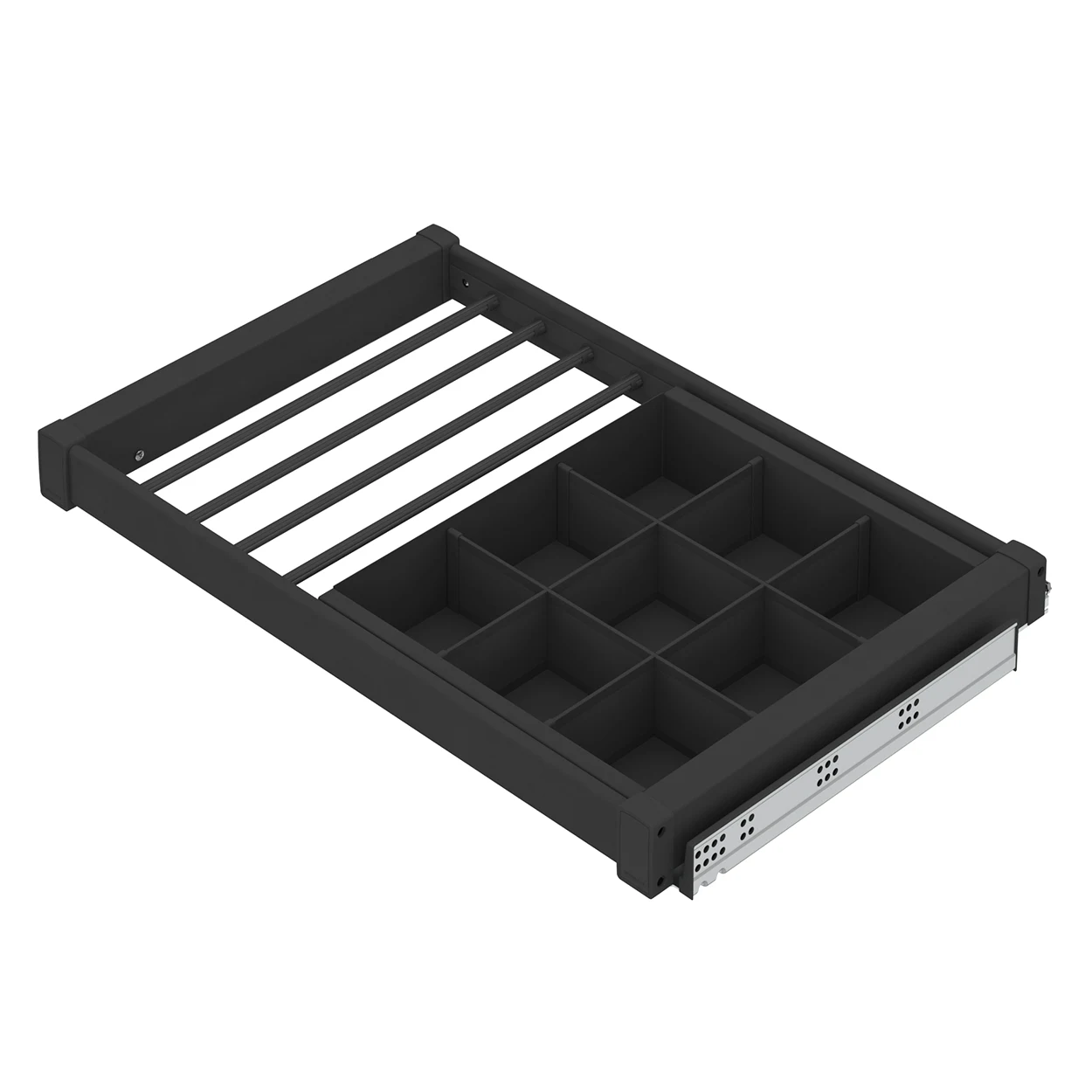 PURE Drawer and Trouser Rack Anthracite