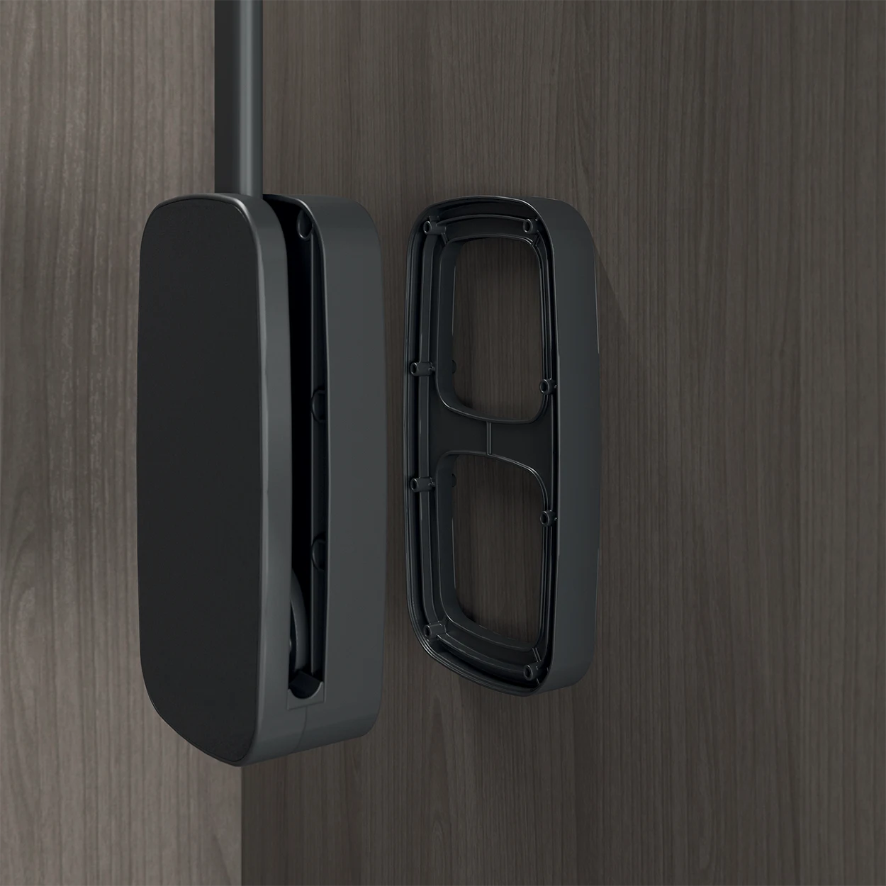 PURE Wardrobe Lift Extension Anthracite Lifestyle