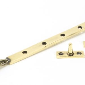 Aged Brass 10" Hammered Newbury Stay