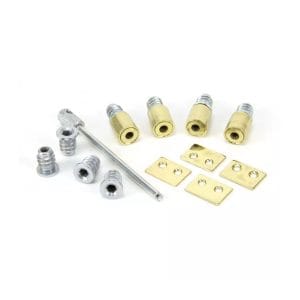 Polished Brass Secure Stops 4/pk