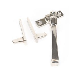 Polished Nickel Night-Vent Locking Avon Fastener