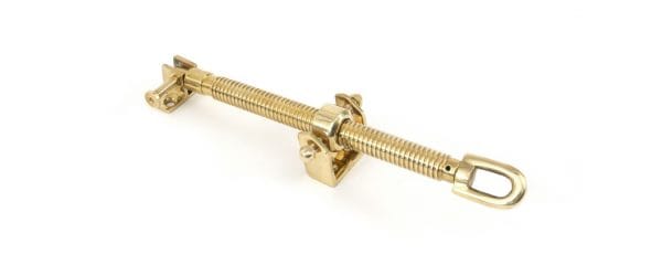 12″ Fanlight Screw Opener, Pol Brass