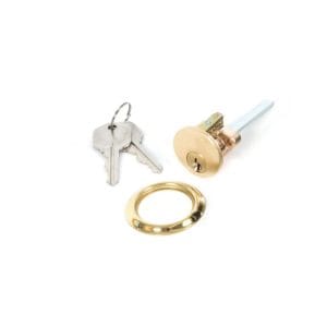 Polished Brass Rim Cylinder KA