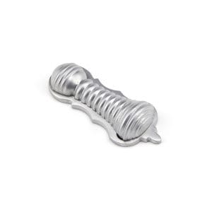 Satin Chrome Beehive Escutcheon