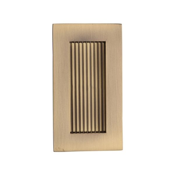 Reeded  Rectangular Flush Pull 175 x 58mm