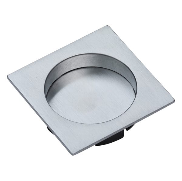 SLD Square Flush Pull Pair Satin Chrome