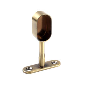 ESSENCE Wardrobe Rail Oval Die Cast End Brackets