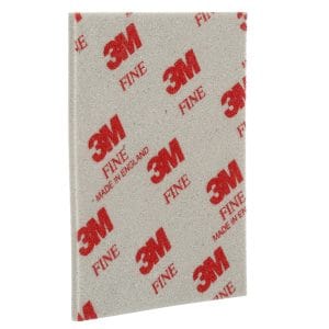 Abrasive 3M Foam Double Sided Sanding Sponge 115 X 140 X 5mm Fine Grit 20pk