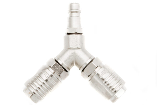 Hi-Flow Euro Airline Adaptor Twin Outlet Set