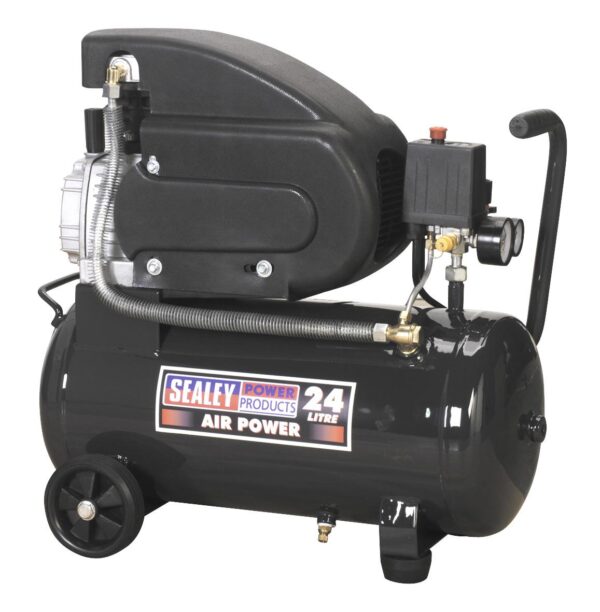 Air Compressor Wheeled 2Hp 24L Tank 240V