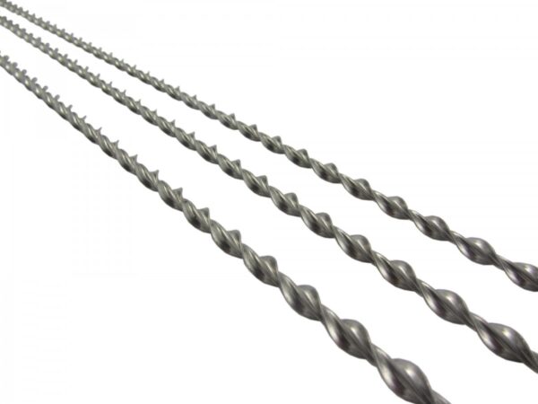 Helical Bars For Crack Stiching