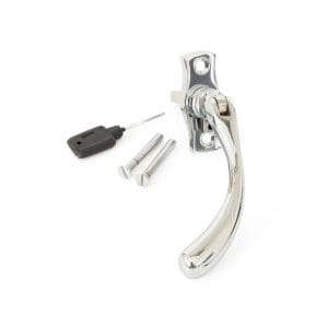 Anvil LH Peardrop espag handle, polished chrome