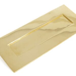 Polished Brass Small Letterplate